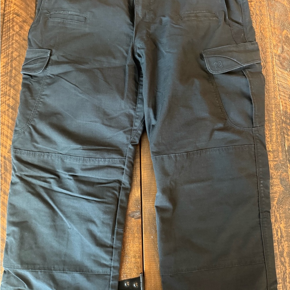5.11 Tactical Black Cargo Pants Durable Utility Wear